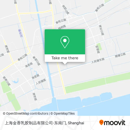 上海金香乳胶制品有限公司-东南门 map
