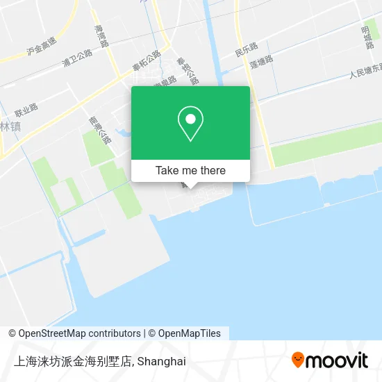 上海涞坊派金海别墅店 map