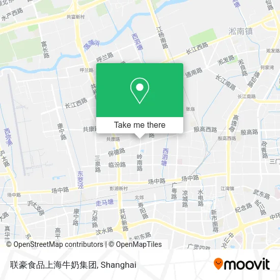联豪食品上海牛奶集团 map