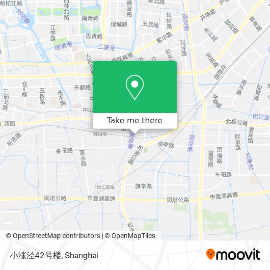 小涨泾42号楼 map