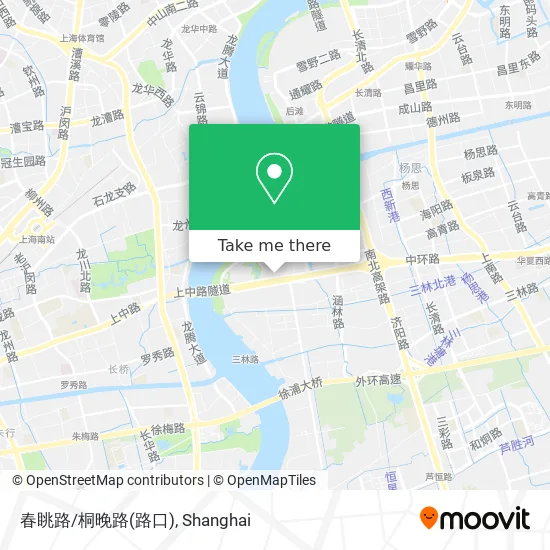 春眺路/桐晚路(路口) map