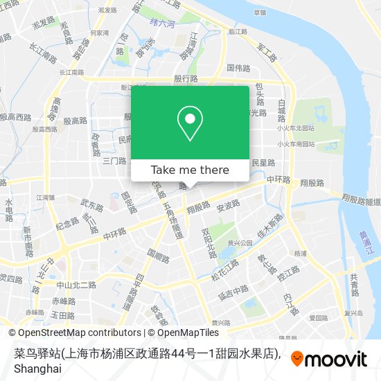 菜鸟驿站(上海市杨浦区政通路44号一1甜园水果店) map