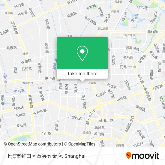 上海市虹口区章兴五金店 map