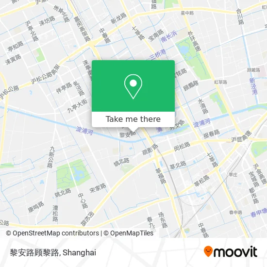 黎安路顾黎路 map