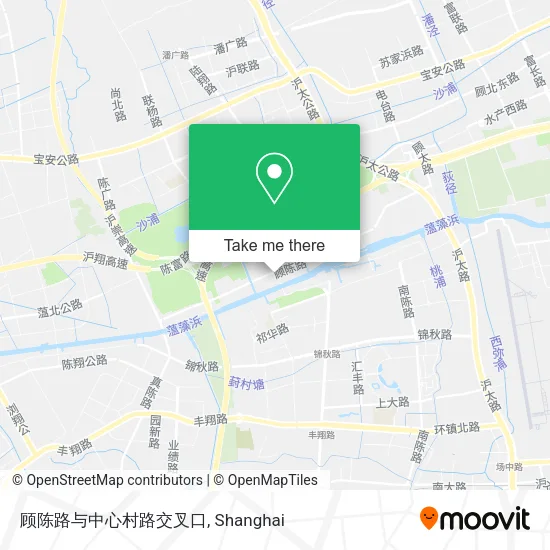 顾陈路与中心村路交叉口 map
