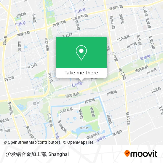 沪发铝合金加工部 map