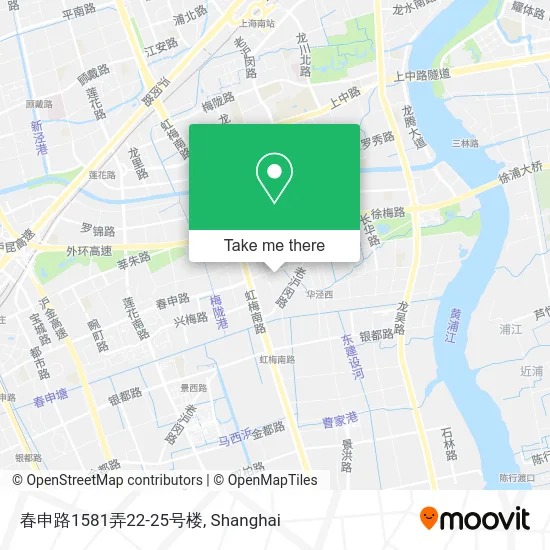 春申路1581弄22-25号楼 map