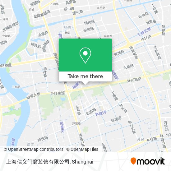 上海信义门窗装饰有限公司 map