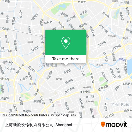 上海新欣长命制刷有限公司 map