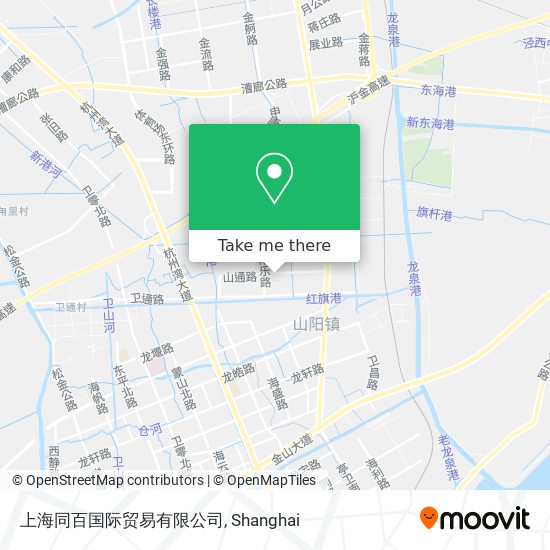 上海同百国际贸易有限公司 map