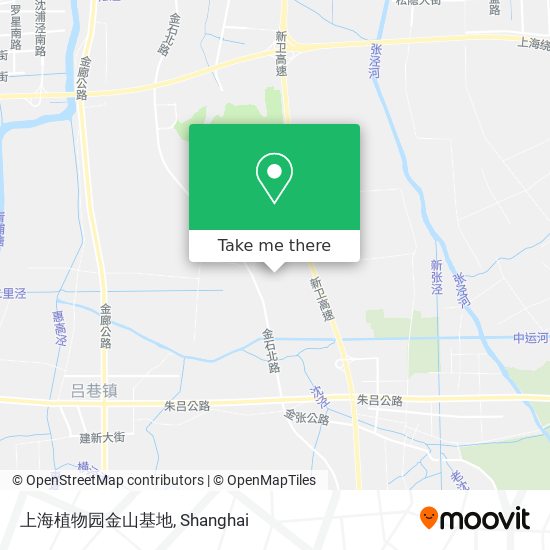 上海植物园金山基地 map