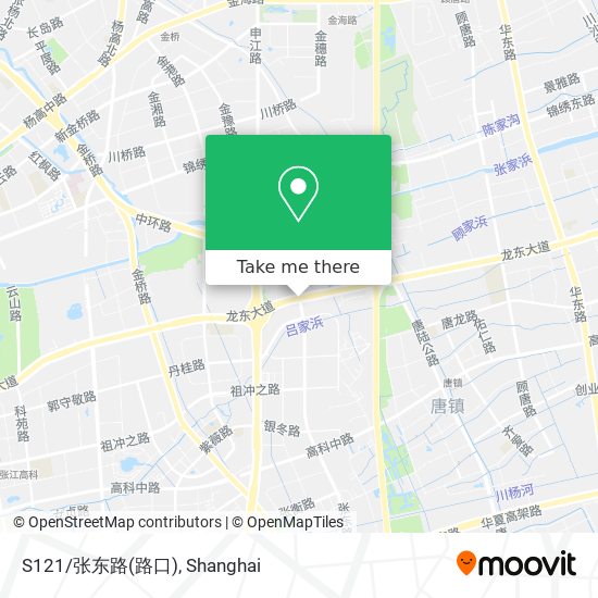 S121/张东路(路口) map