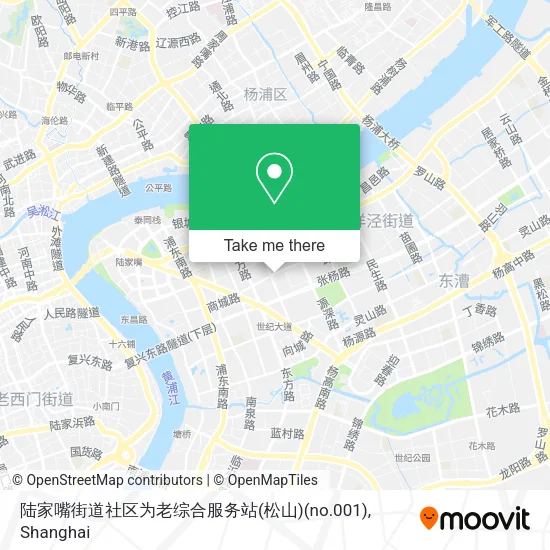 陆家嘴街道社区为老综合服务站(松山)(no.001) map