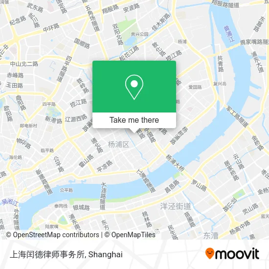上海闰德律师事务所 map