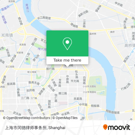 上海市闰德律师事务所 map