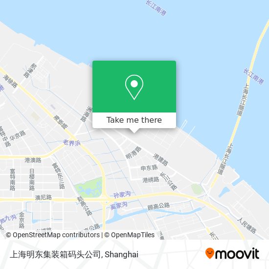 上海明东集装箱码头公司 map