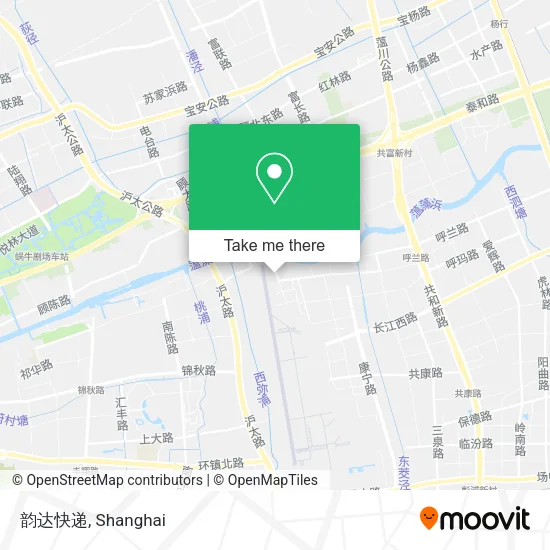 韵达快递 map
