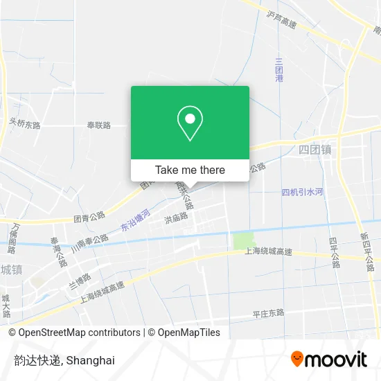 韵达快递 map