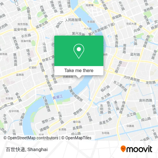 百世快递 map