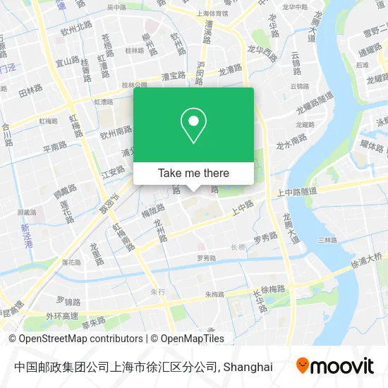中国邮政集团公司上海市徐汇区分公司 map