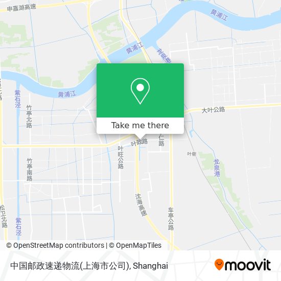 中国邮政速递物流(上海市公司) map