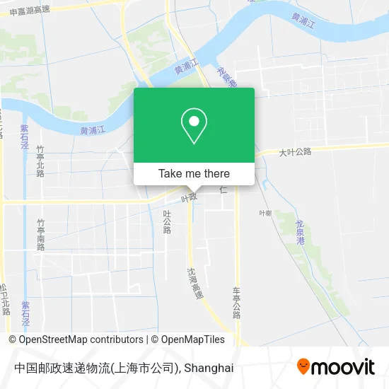 中国邮政速递物流(上海市公司) map