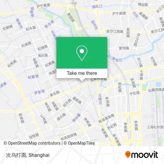 次乌打面 map
