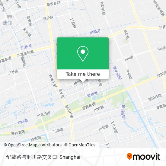 华戴路与润川路交叉口 map
