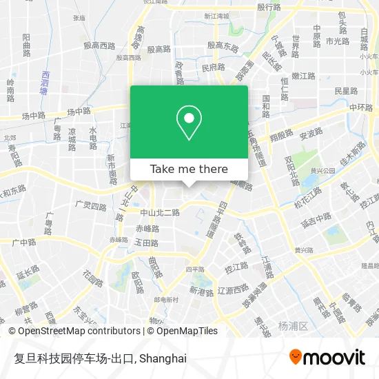 复旦科技园停车场-出口 map
