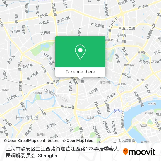 上海市静安区芷江西路街道芷江西路123弄居委会人民调解委员会 map