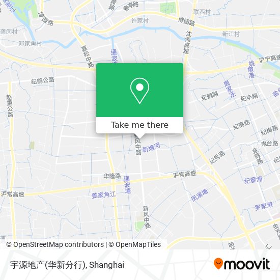宇源地产(华新分行) map
