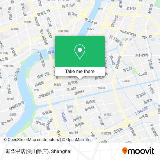 新华书店(洪山路店) map