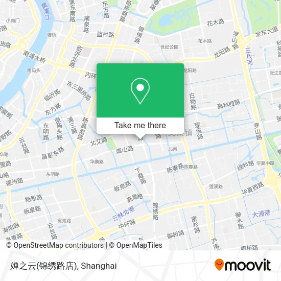 婵之云(锦绣路店) map