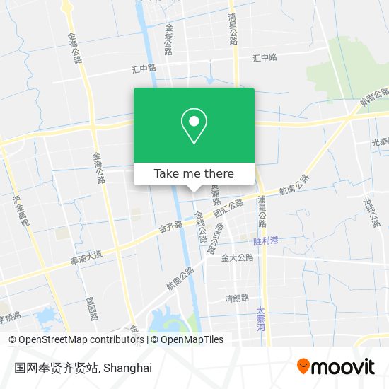 国网奉贤齐贤站 map