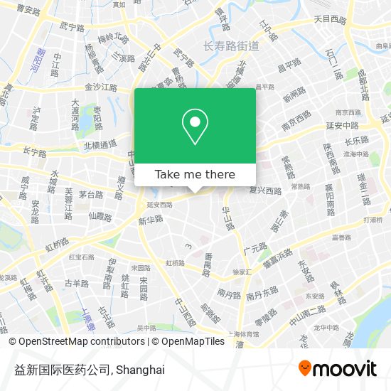 益新国际医药公司 map