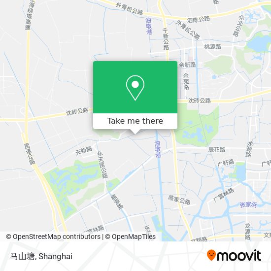 马山塘 map