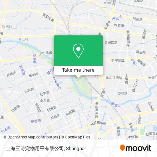 上海三诗宠物用平有限公司 map