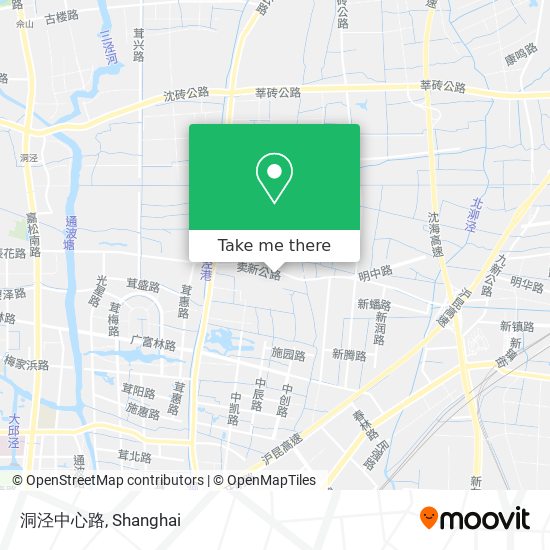 洞泾中心路 map
