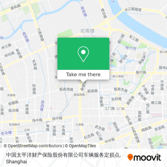 中国太平洋财产保险股份有限公司车辆服务定损点 map