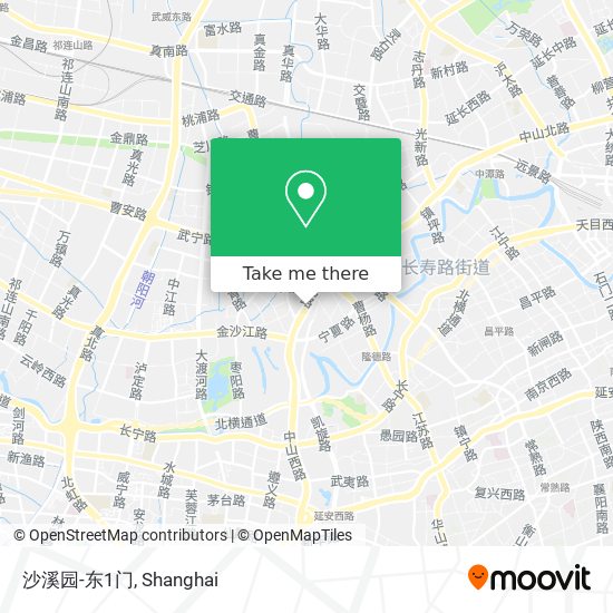 沙溪园-东1门 map