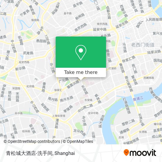 青松城大酒店-洗手间 map