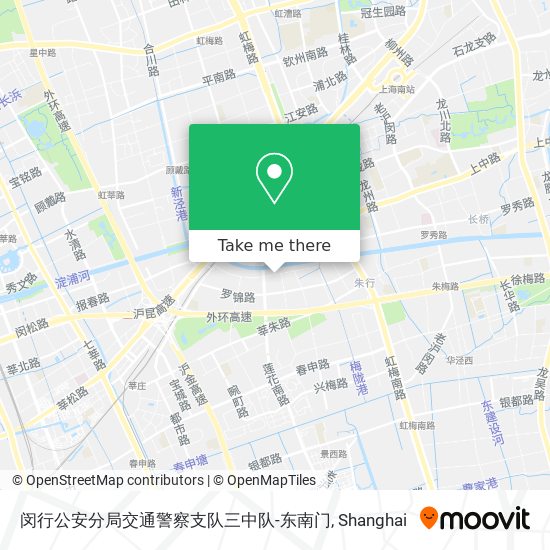 闵行公安分局交通警察支队三中队-东南门 map