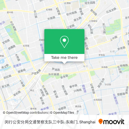 闵行公安分局交通警察支队三中队-东南门 map