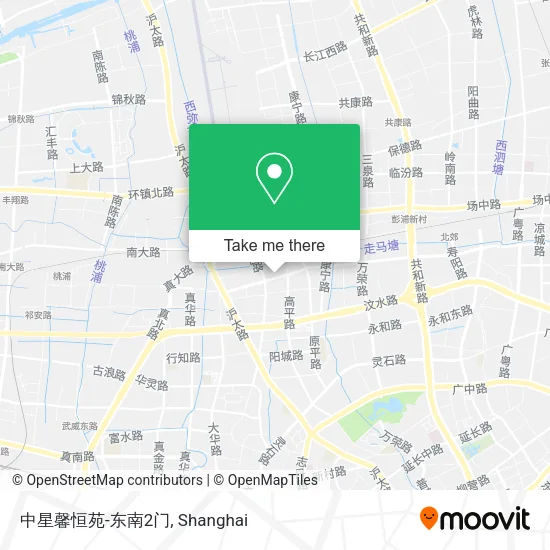中星馨恒苑-东南2门 map