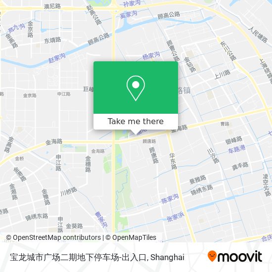 宝龙城市广场二期地下停车场-出入口 map