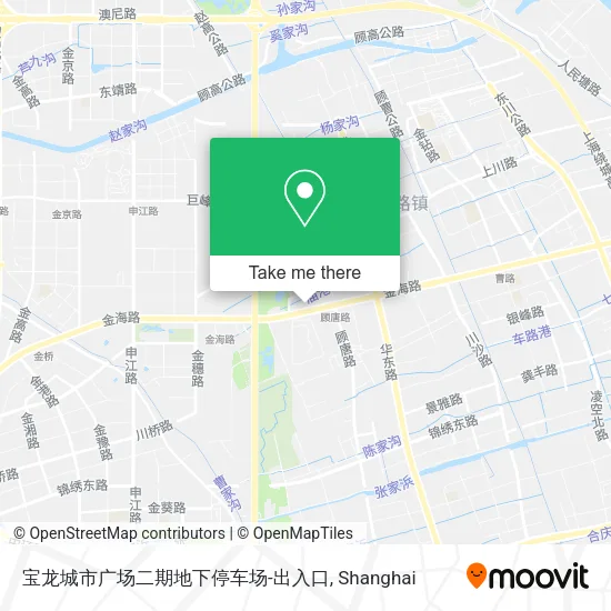 宝龙城市广场二期地下停车场-出入口 map