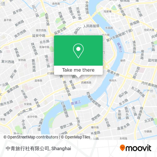 中青旅行社有限公司 map