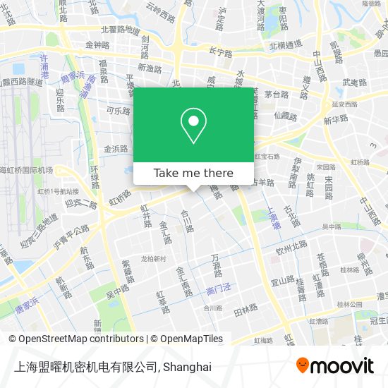 上海盟曜机密机电有限公司 map