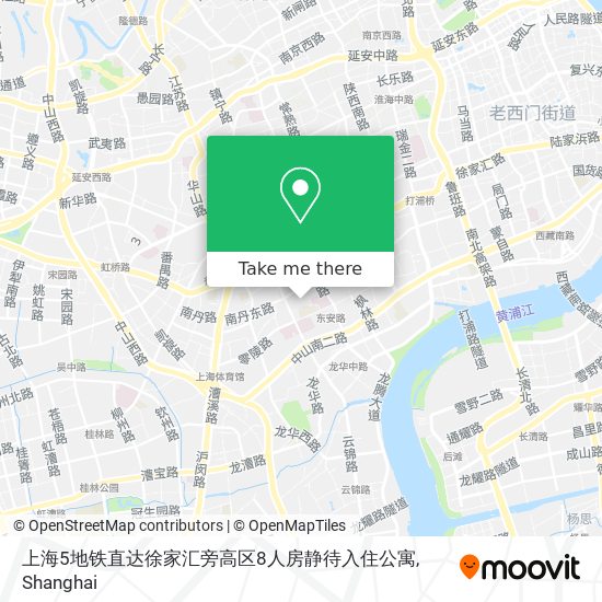 上海5地铁直达徐家汇旁高区8人房静待入住公寓 map