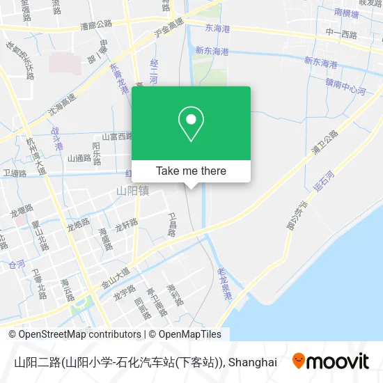 山阳二路(山阳小学-石化汽车站(下客站)) map